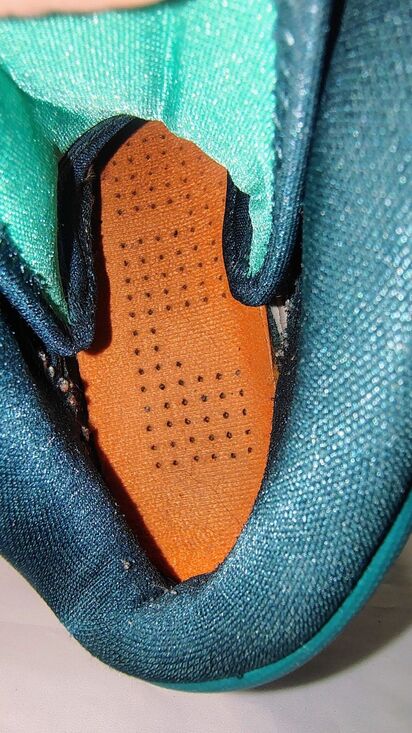 Nike LeBron 10 Atomic Teal White Orange Sneakers Urban Streetwear Mens Sz 8.5 main image 8